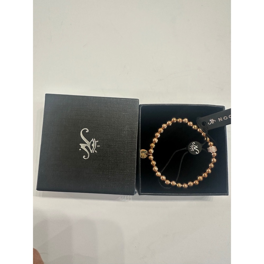 NWT NOGU Joseph Nogucci Mesmerizing 18K Rose Gold Crystal Pavé Bracelet